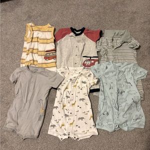 Carters 18m Rompers Lot